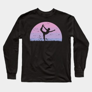 Yoga at Sunset Long Sleeve T-Shirt